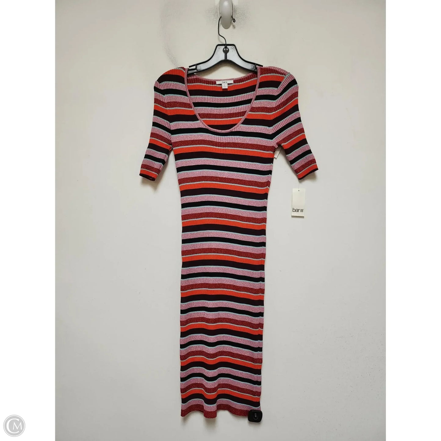 Dress Casual Midi By Bar Iii In Striped Pattern, Size: S