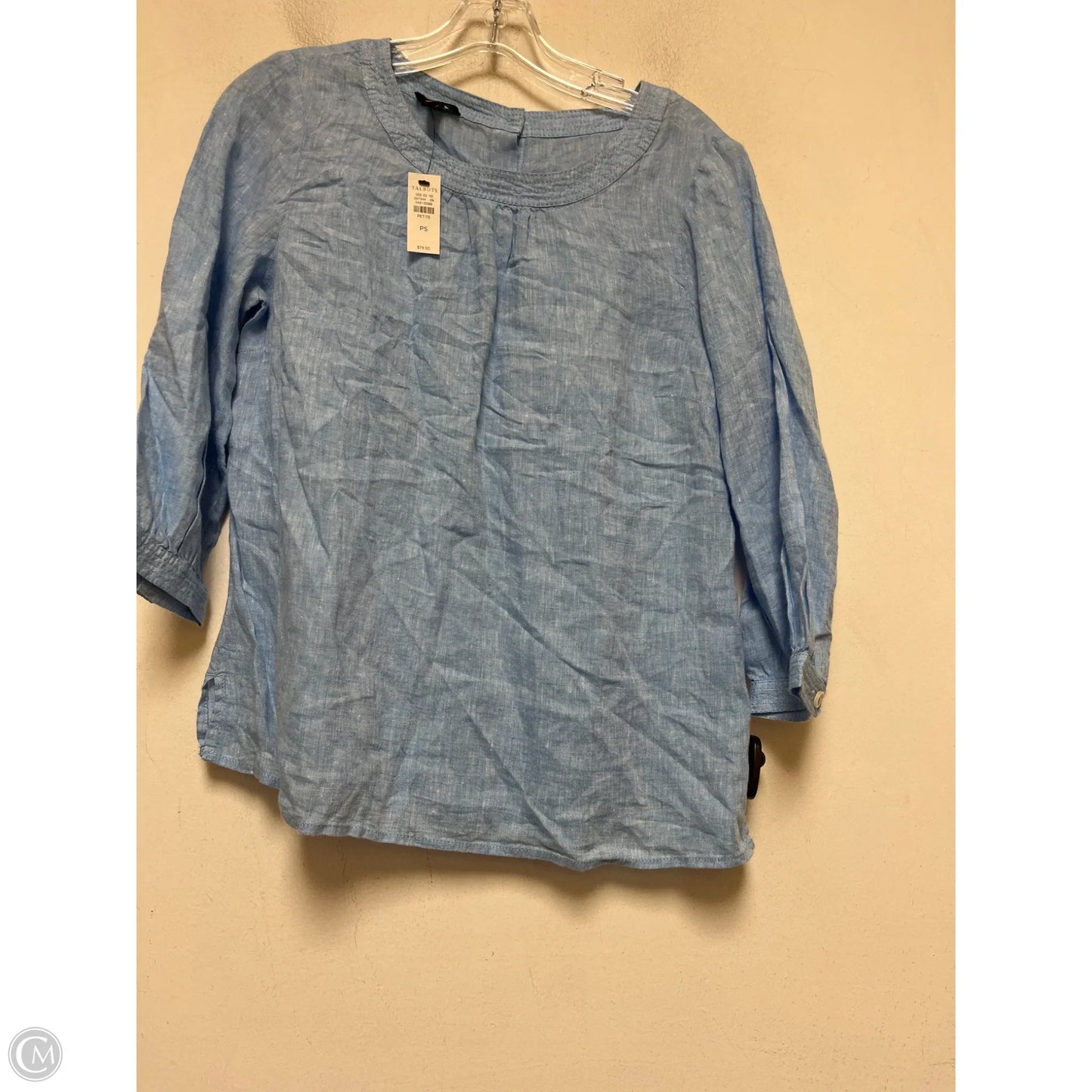 Top Short Sleeve By Talbots In Blue, Size: Sp