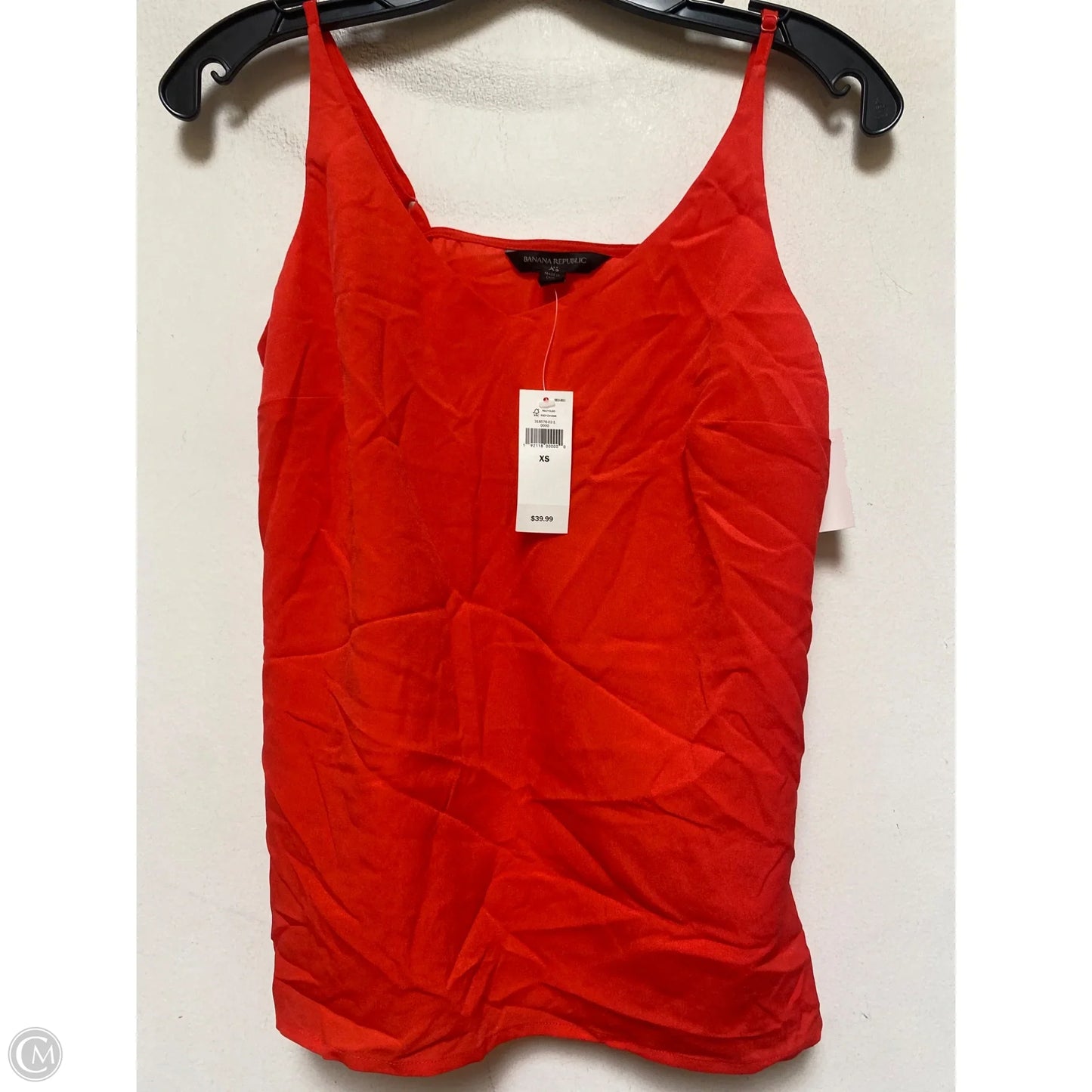 Top Sleeveless By Banana Republic In Red, Size: Xs