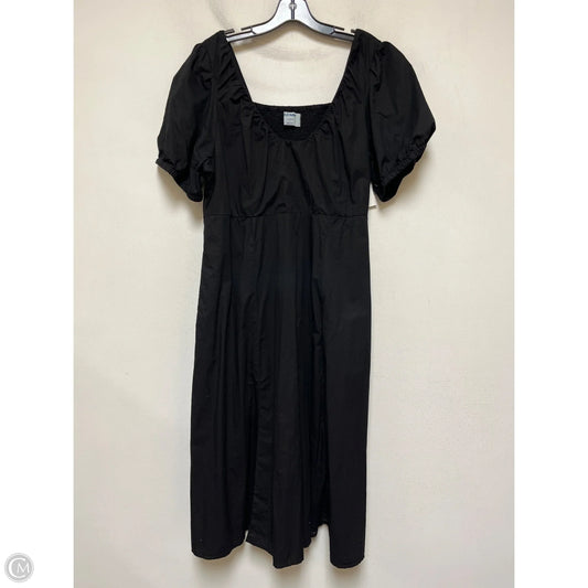 Dress Casual Midi By Old Navy In Black, Size: Xlp