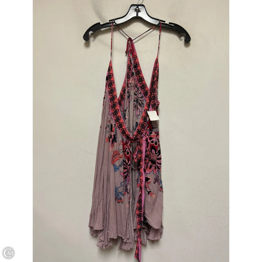 Top Sleeveless By Free People In Pink & Purple, Size: Xs