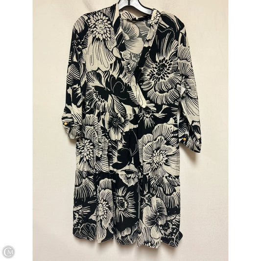 Dress Casual Short By Rachel Zoe In Black & Cream, Size: S