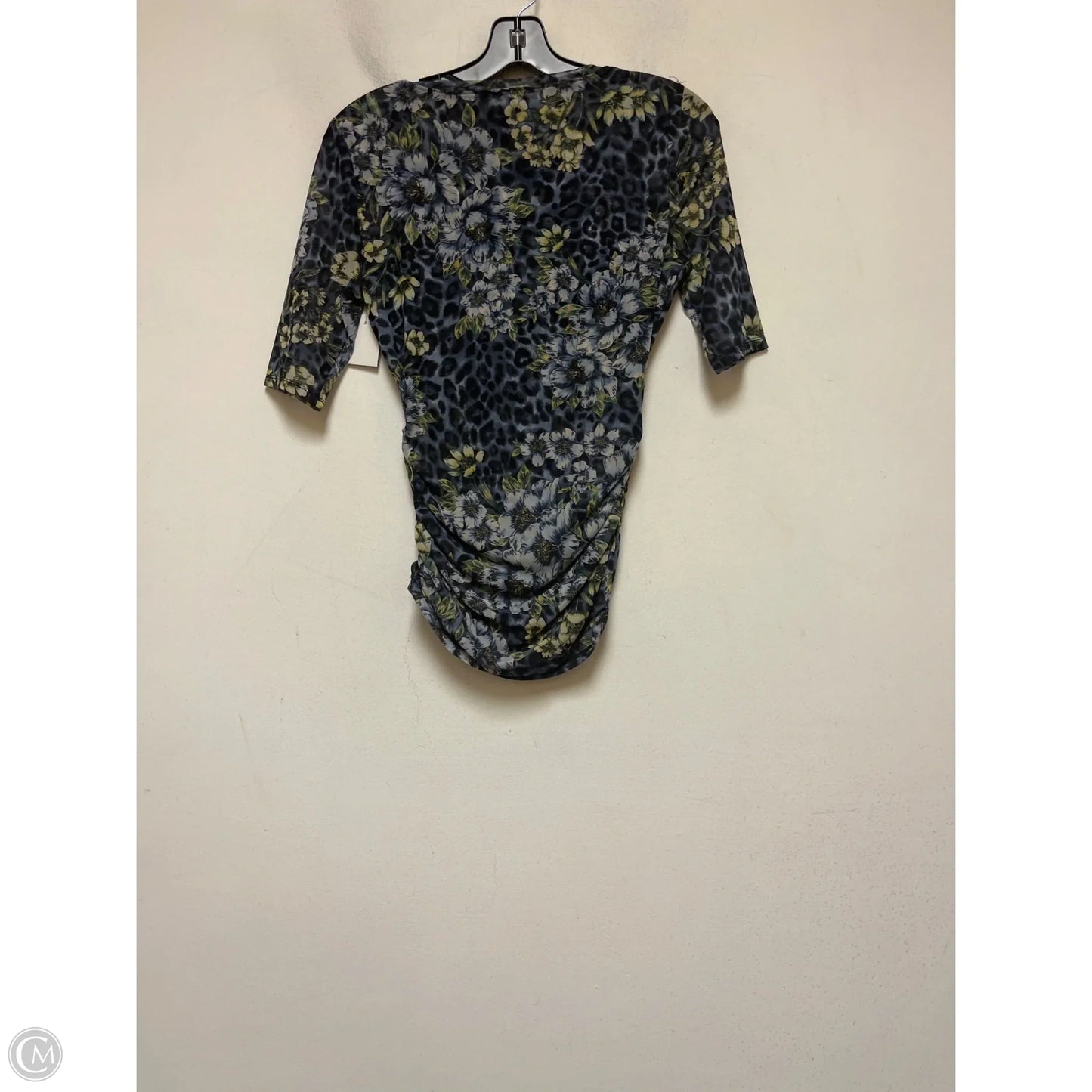 Top Short Sleeve By White House Black Market In Blue & Green, Size: Xxs