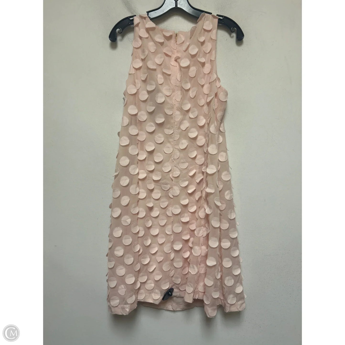 Dress Casual Short By Donna Karan In Pink, Size: L