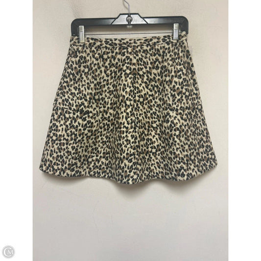 Skirt Mini & Short By Tuckernuck In Animal Print, Size: 6