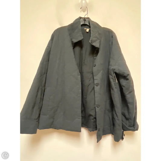 Jacket Other By Eileen Fisher In Grey, Size: M