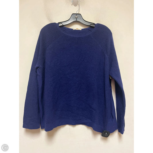 Sweater By Eileen Fisher In Blue, Size: Lp