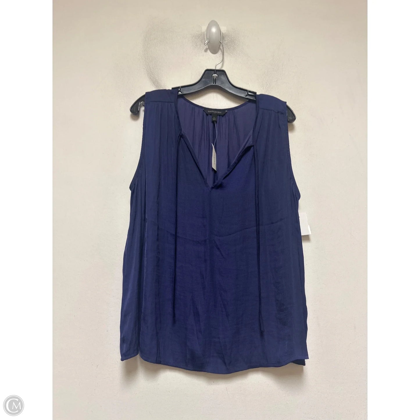 Top Sleeveless By Banana Republic In Purple, Size: L