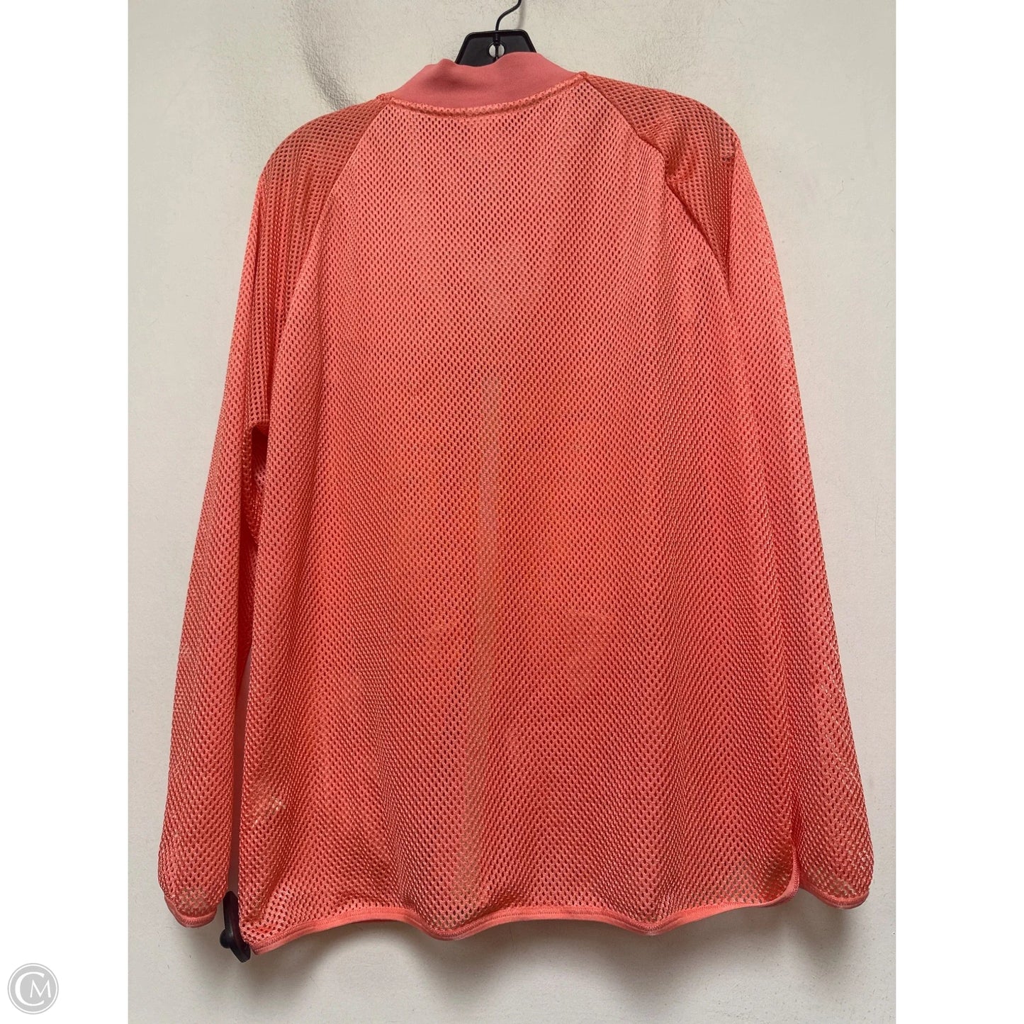 Athletic Jacket By Nike Apparel In Coral, Size: Xl