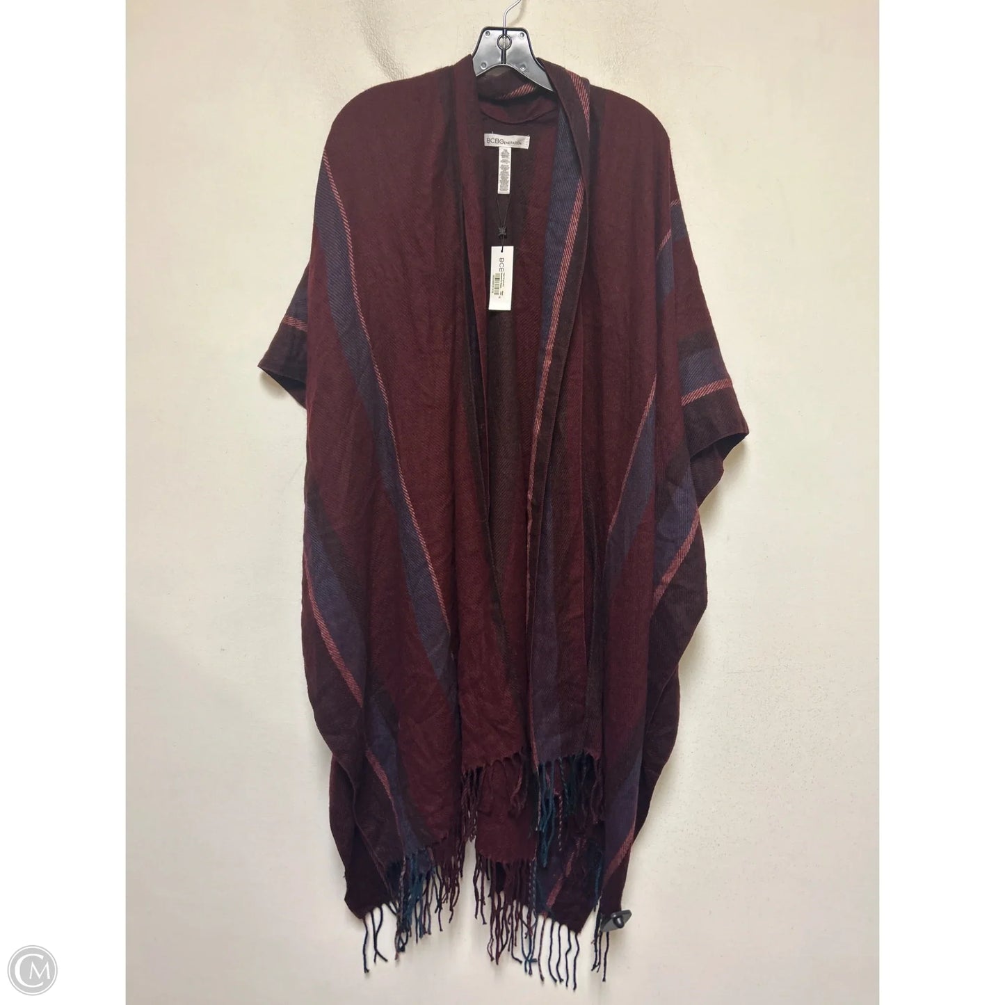 Sweater By Bcbgeneration In Plaid Pattern, Size: Osfm