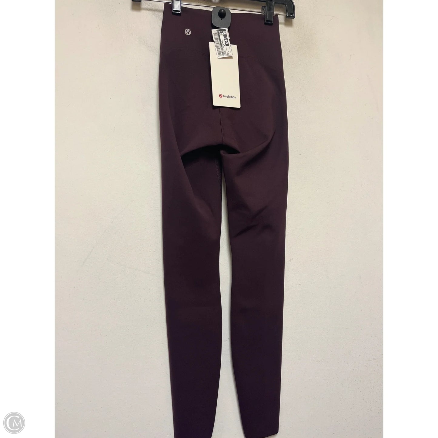 Athletic Leggings By Lululemon In Maroon, Size: 2