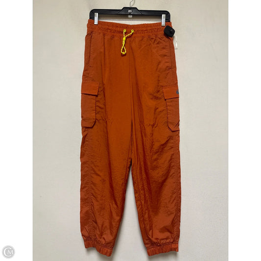 Athletic Pants By Nike Apparel In Orange, Size: S