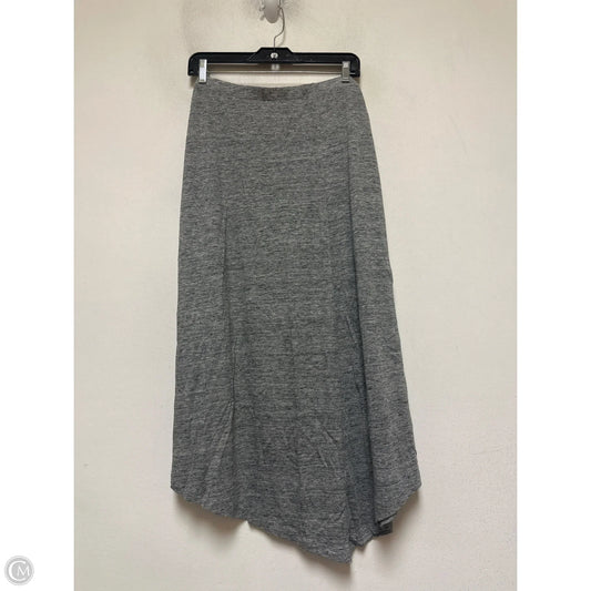 Skirt Midi By Eileen Fisher In Grey, Size: 12