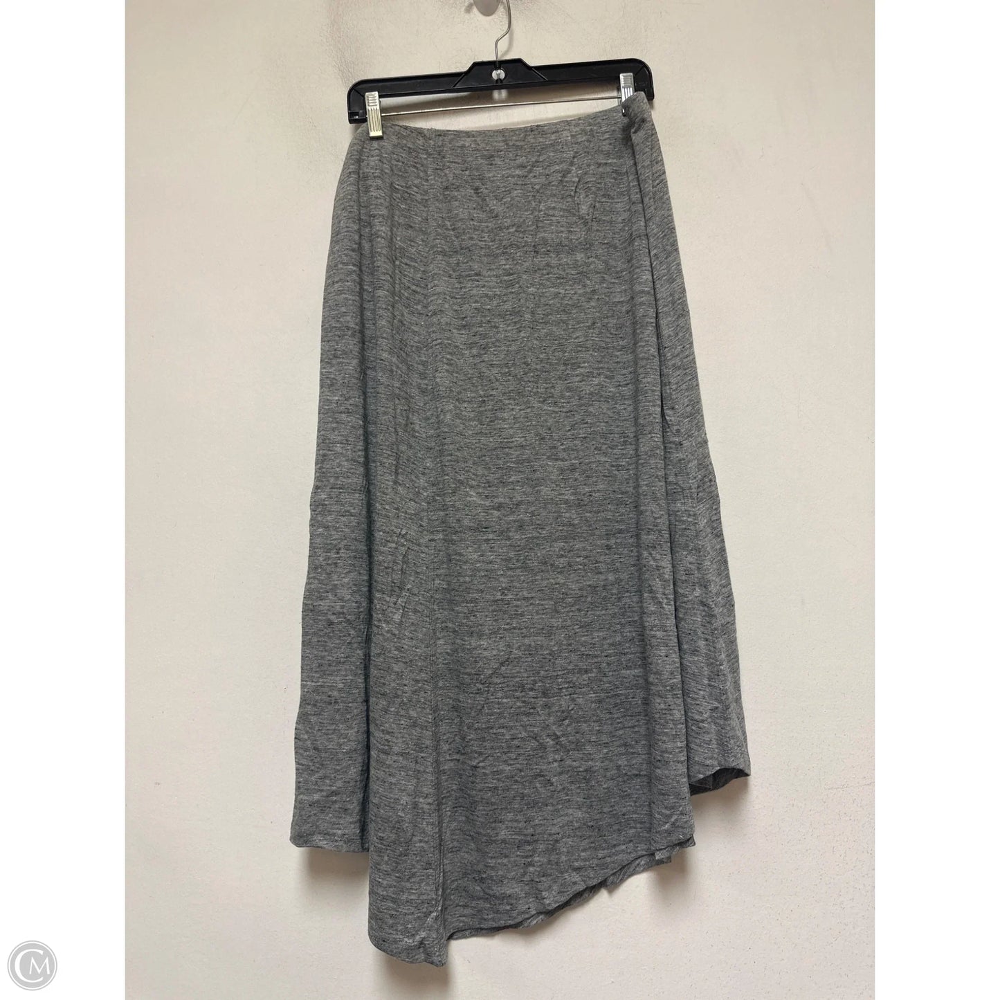 Skirt Midi By Eileen Fisher In Grey, Size: 12