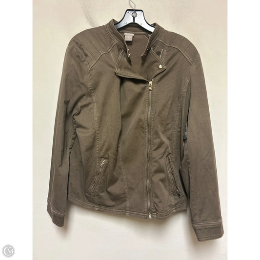 Jacket Other By Chicos In Brown, Size: L