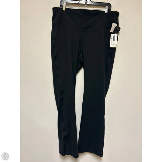 Athletic Leggings By Old Navy In Black, Size: Xxl