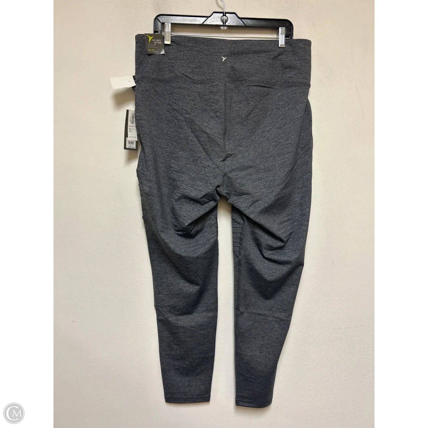 Athletic Leggings By Old Navy In Grey, Size: Xxl