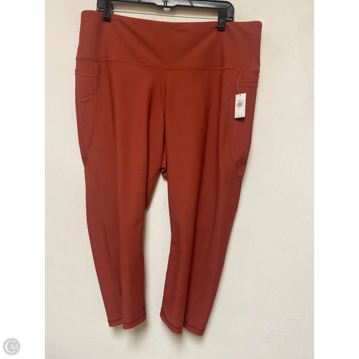 Athletic Leggings By Old Navy In Orange, Size: Xxl