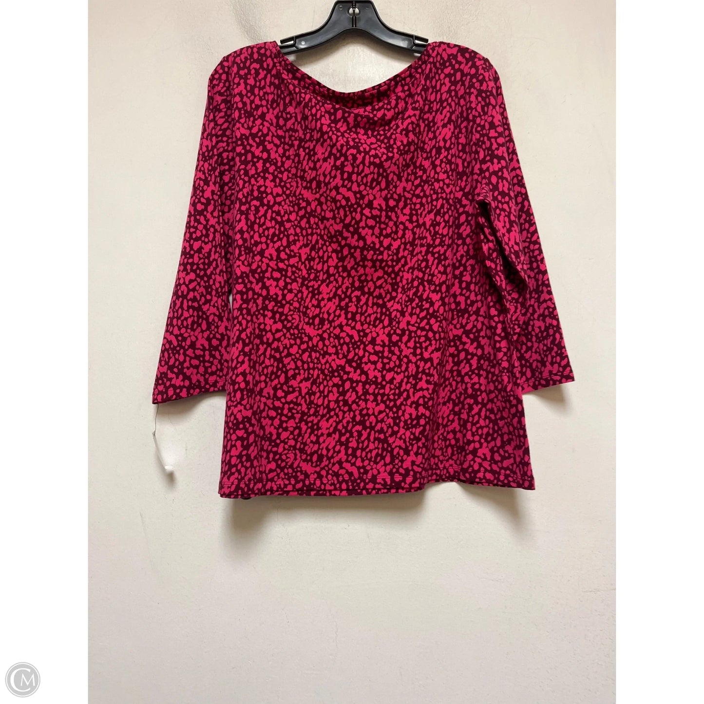 Top Short Sleeve Basic By Talbots In Pink, Size: Xl