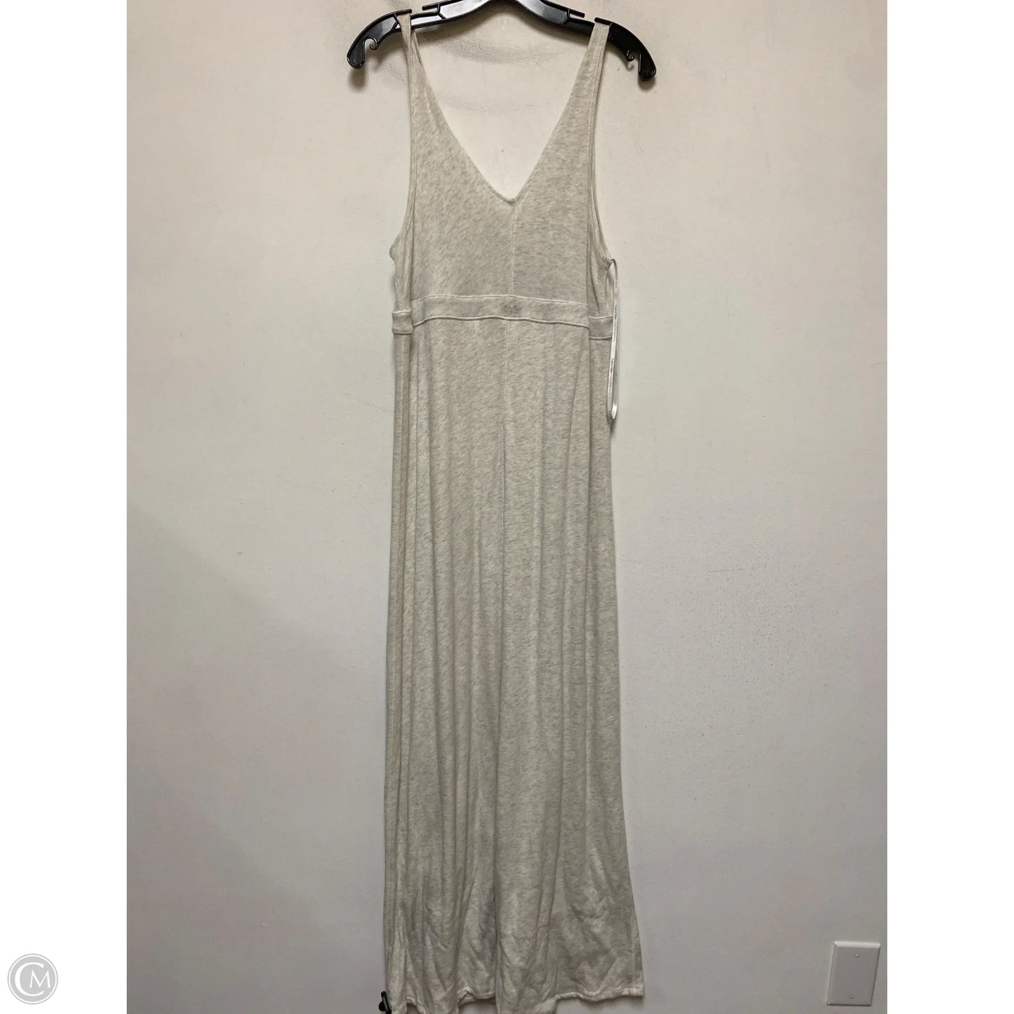 Dress Casual Maxi By Calvin Klein In Cream, Size: L