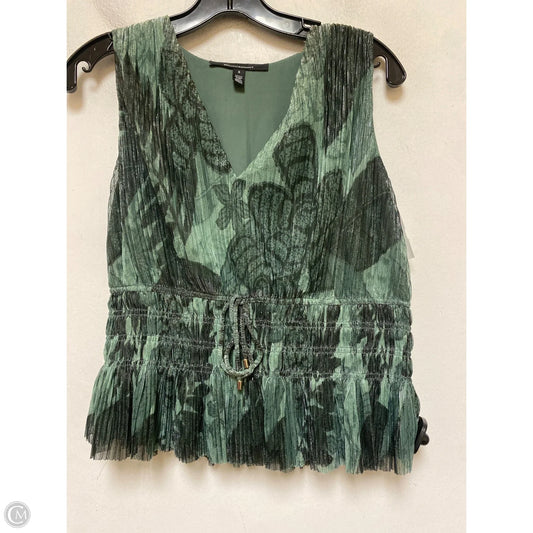 Top Sleeveless By White House Black Market In Green, Size: S