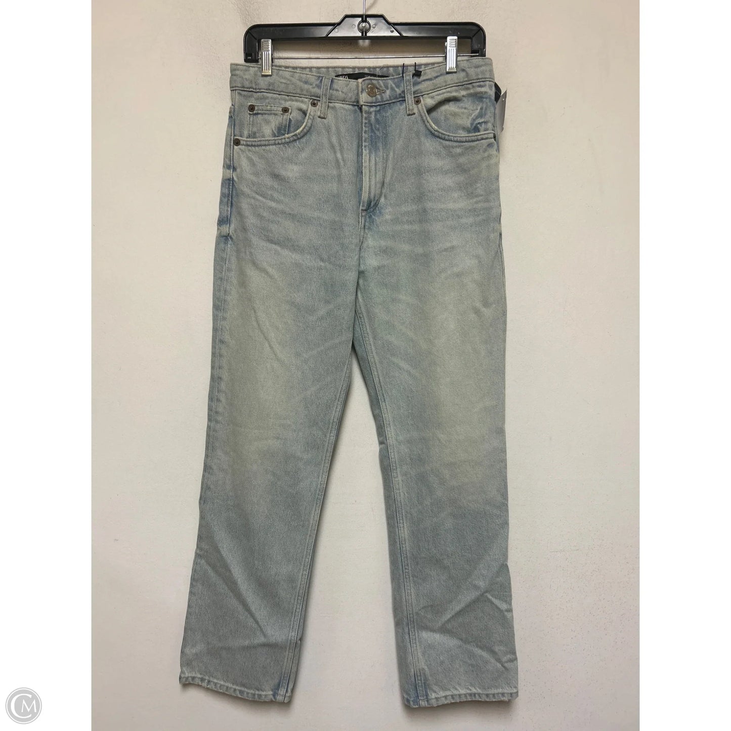 Jeans Straight By Zara In Blue Denim, Size: 8