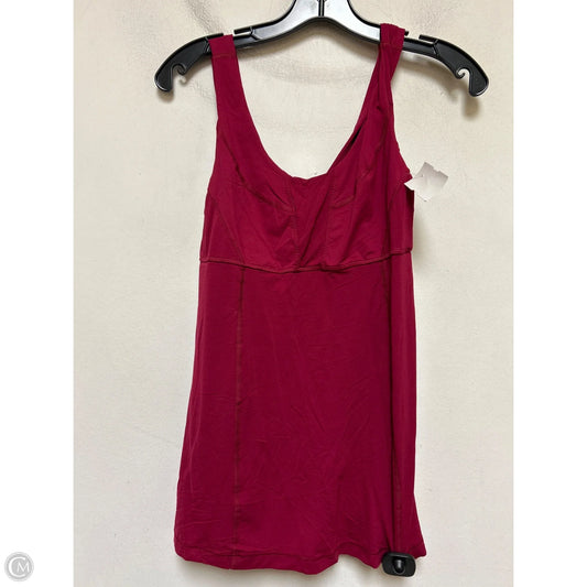 Athletic Tank Top By Lululemon In Red, Size: 6