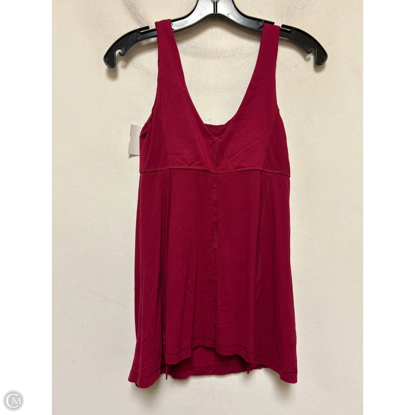 Athletic Tank Top By Lululemon In Red, Size: 6