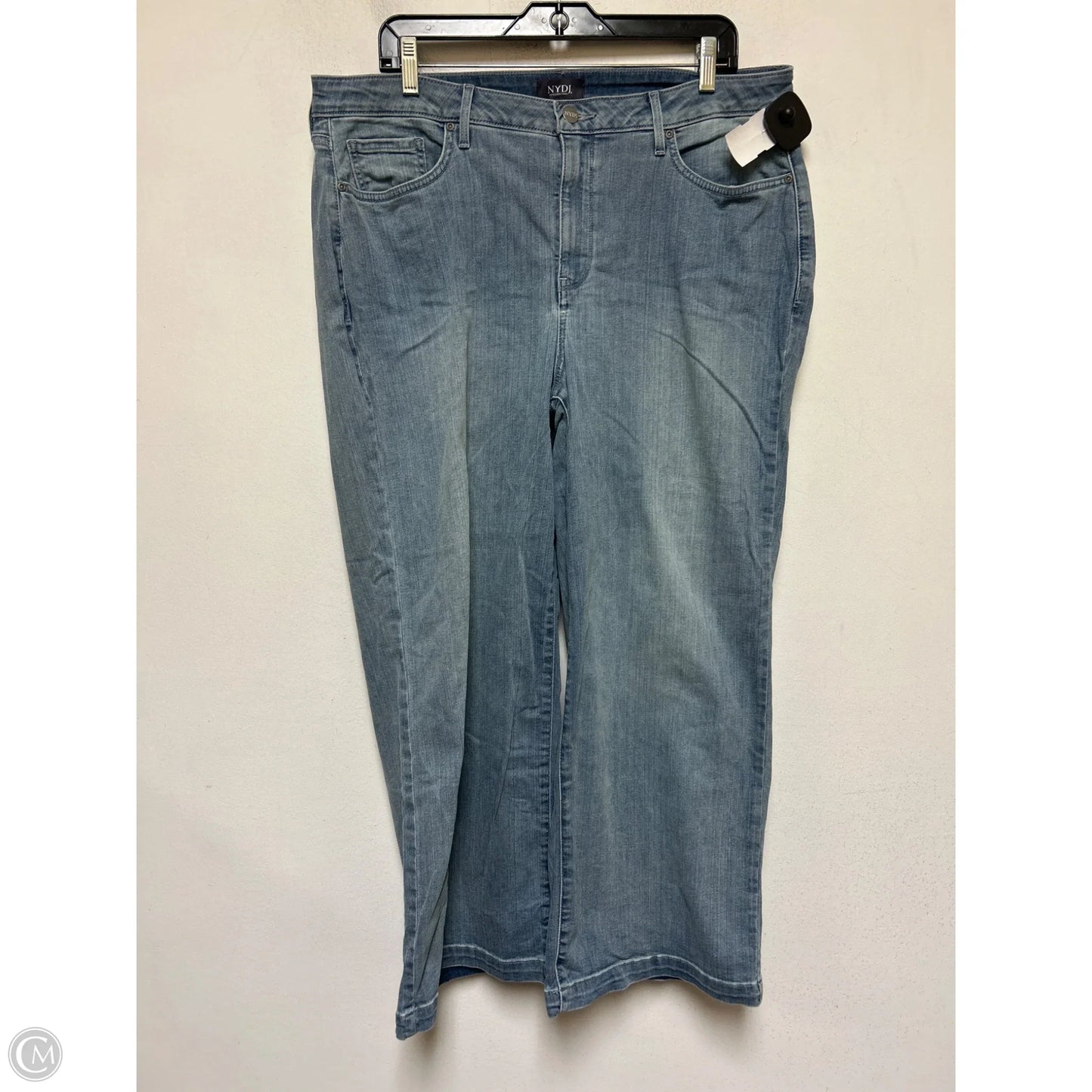 Jeans Wide Leg By Not Your Daughters Jeans In Blue Denim, Size: 16