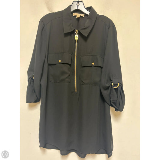 Top Short Sleeve By Michael By Michael Kors In Black, Size: Xl
