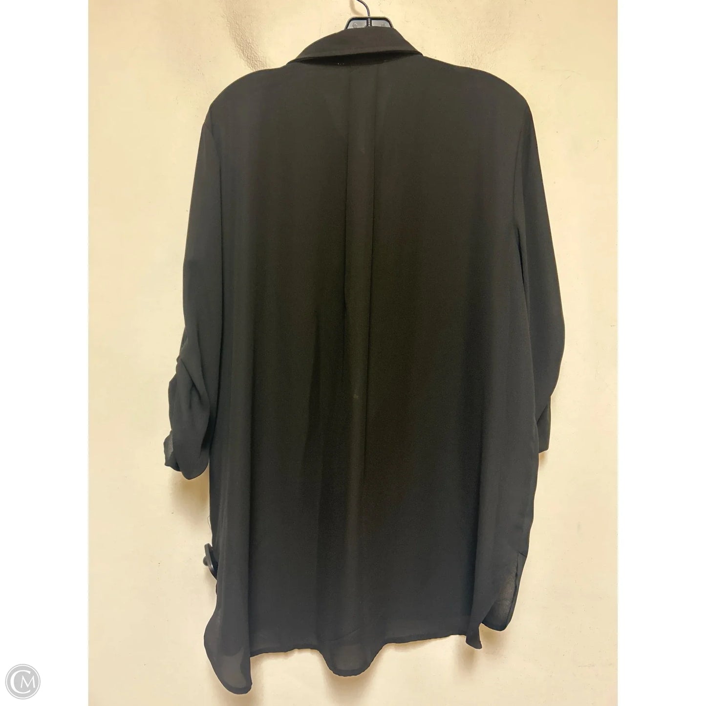 Top Short Sleeve By Michael By Michael Kors In Black, Size: Xl