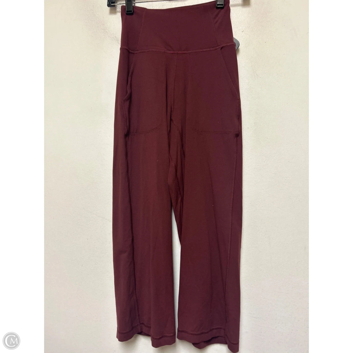 Athletic Pants By Lululemon In Maroon, Size: 2
