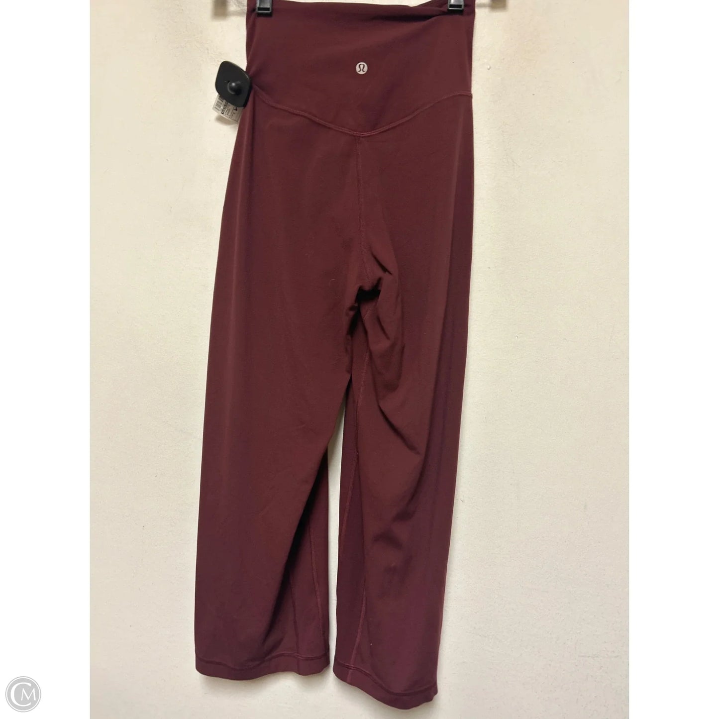 Athletic Pants By Lululemon In Maroon, Size: 2