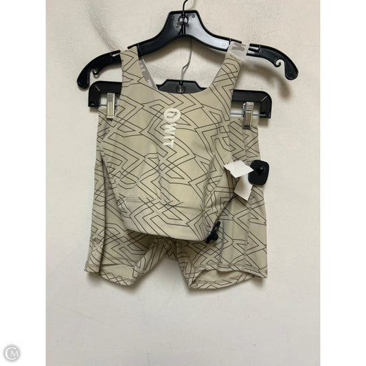 Athletic Shorts 2pc By Clothes Mentor In Green & Tan, Size: S