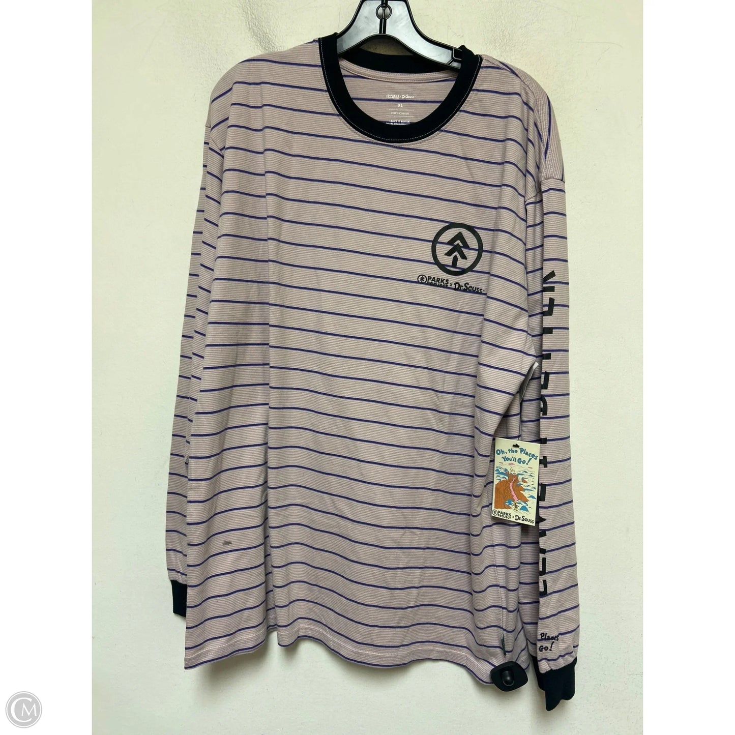 Top Long Sleeve By Clothes Mentor In Striped Pattern, Size: Xl