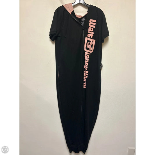 Jumpsuit By Walt Disney In Black & Pink, Size: Xl