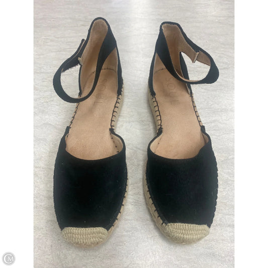 Sandals Flats By Naturalizer In Black & Tan, Size: 6.5