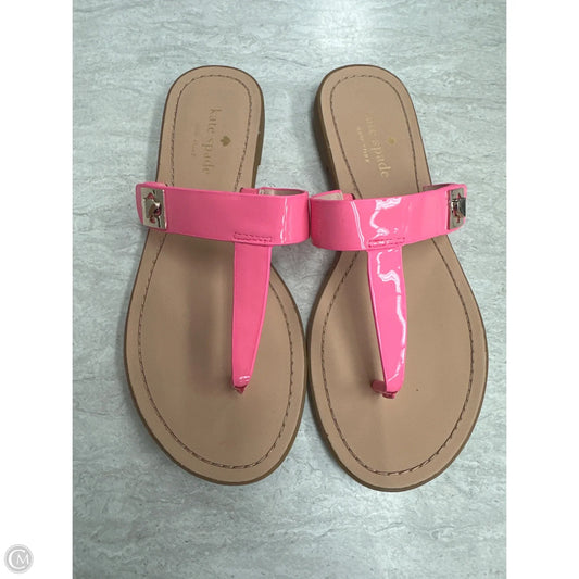 Sandals Designer By Kate Spade In Pink, Size: 8