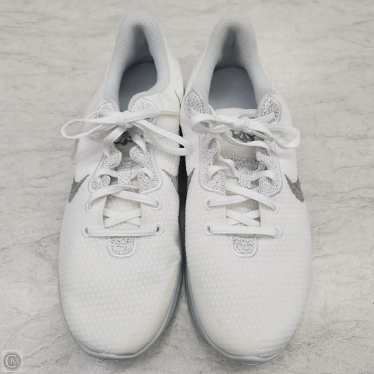 Shoes Athletic By Nike In White, Size: 12