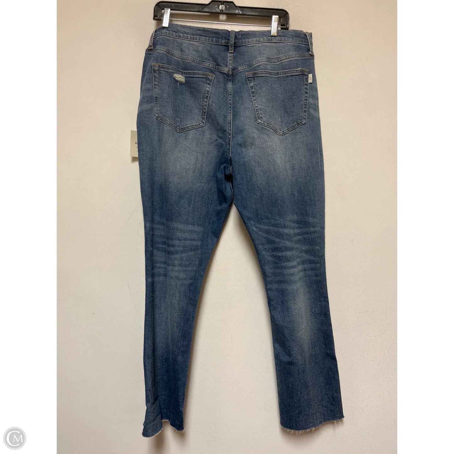 Jeans Straight By Clothes Mentor In Blue Denim, Size: 14
