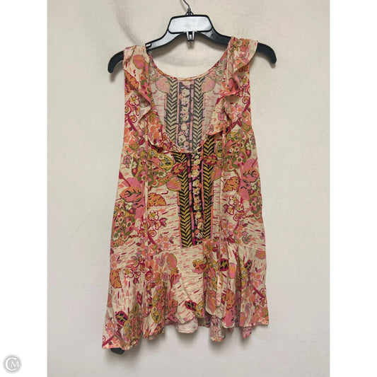 Top Sleeveless By Free People In Multi-colored, Size: S