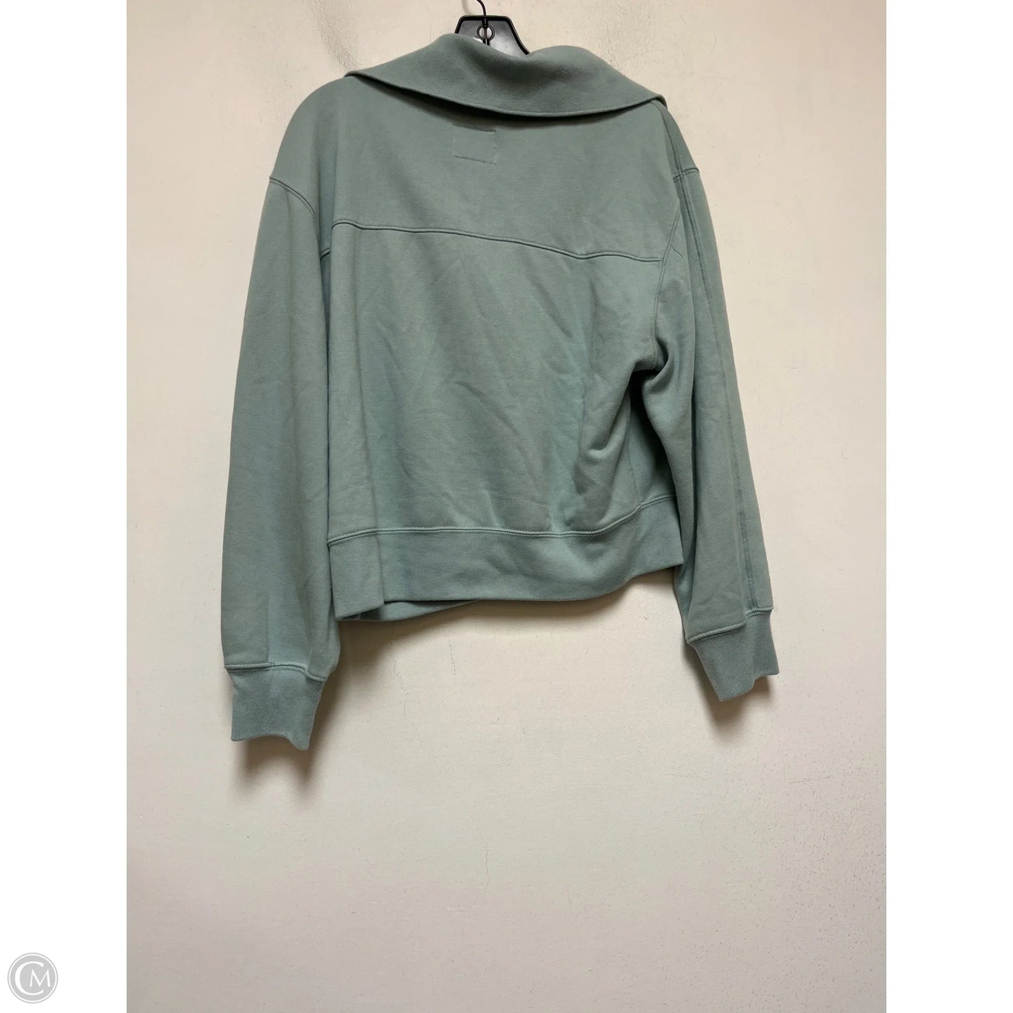 Top Long Sleeve By Abercrombie And Fitch In Teal, Size: M
