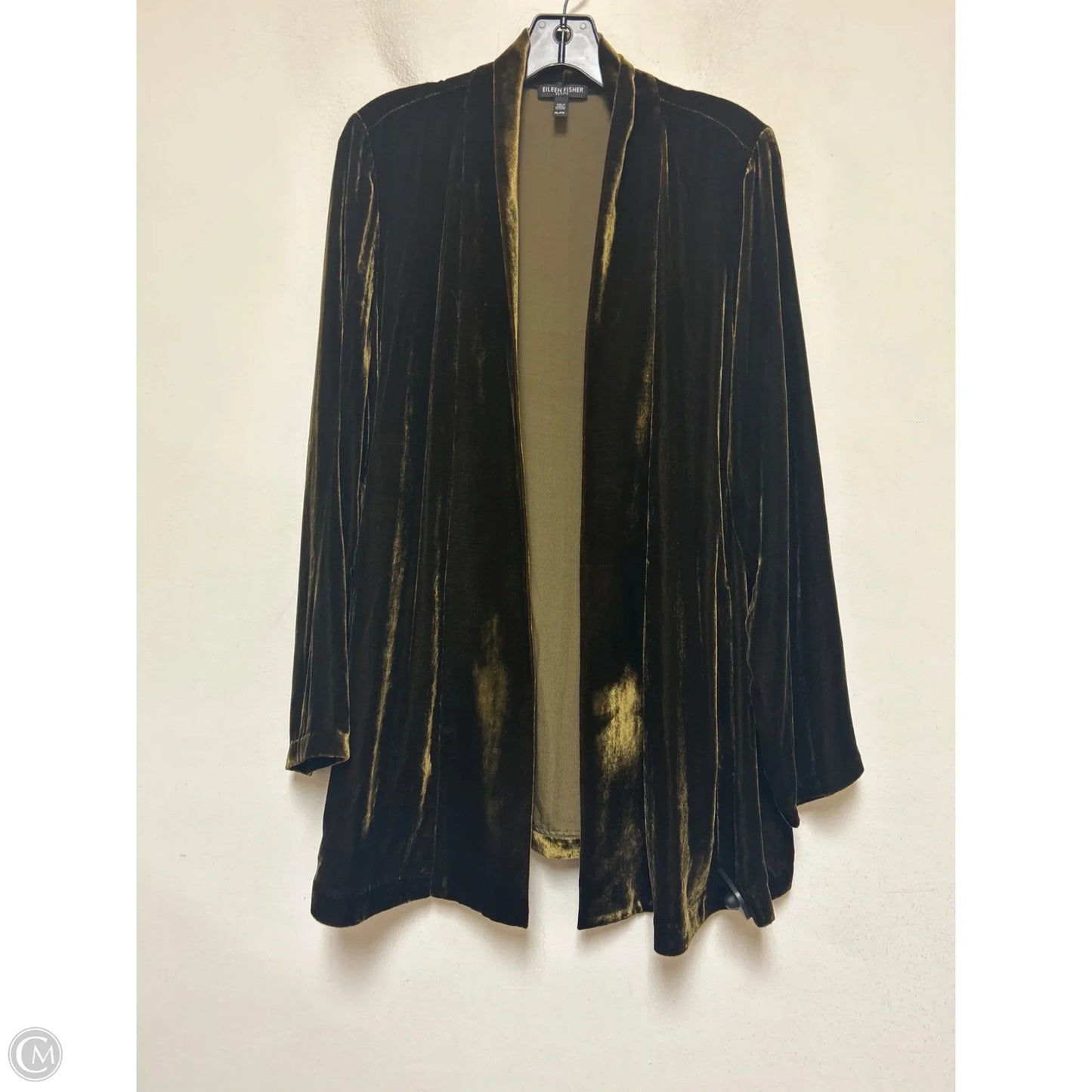 Jacket Other By Eileen Fisher In Green, Size: Lp