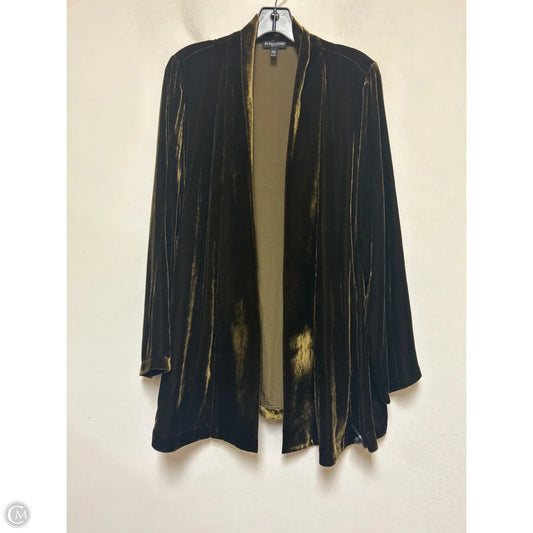 Jacket Other By Eileen Fisher In Green, Size: Lp