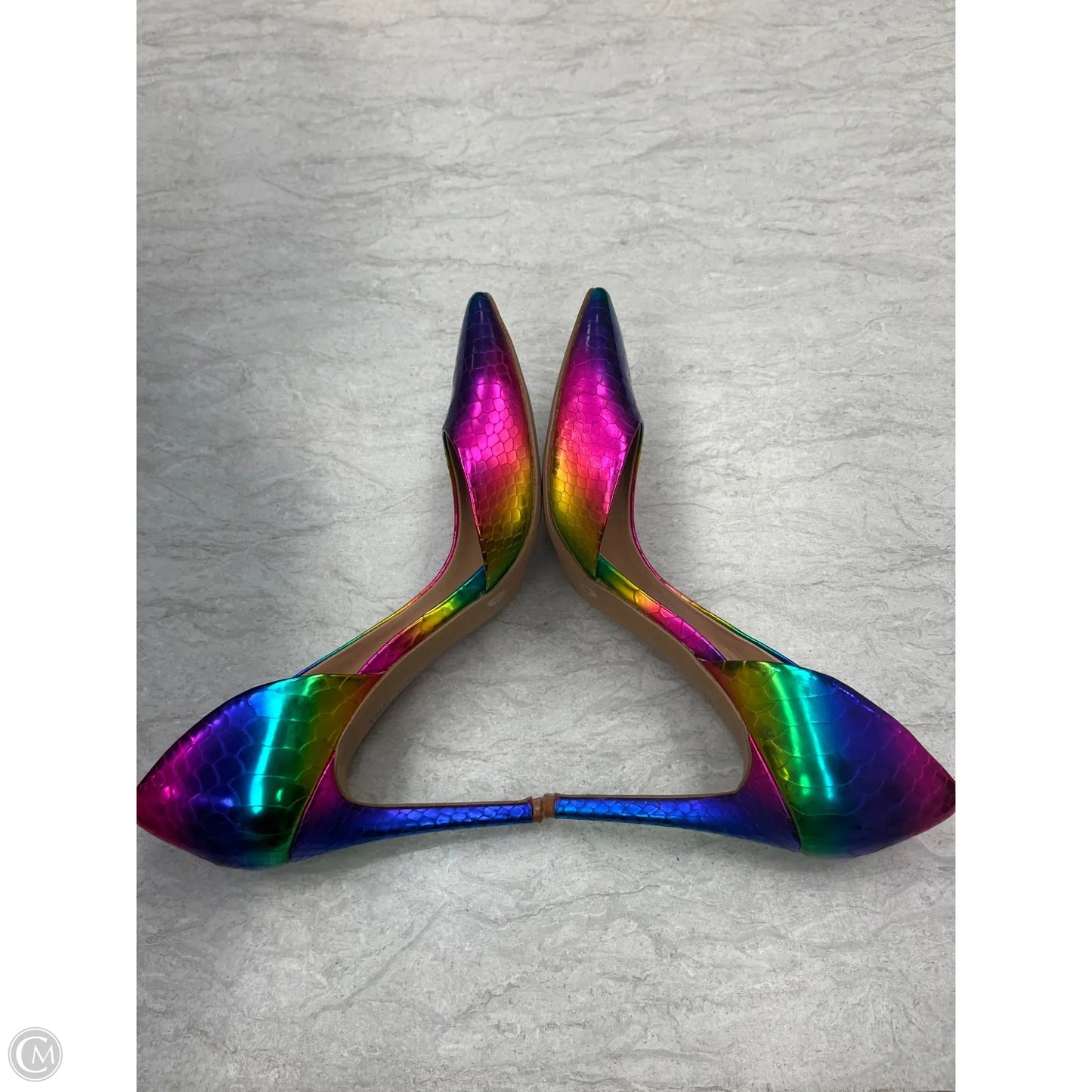 Shoes Heels Stiletto By Inc In Rainbow Print, Size: 9