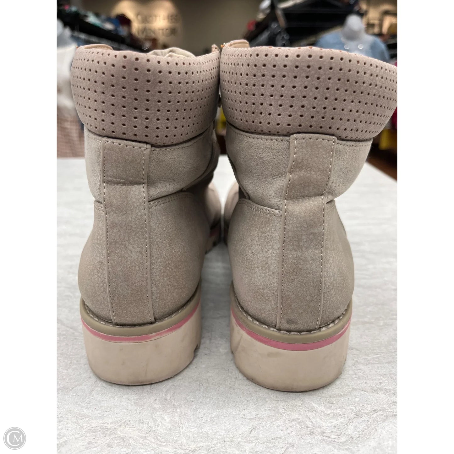 Boots Ankle Flats By Sole Society In Tan, Size: 8.5