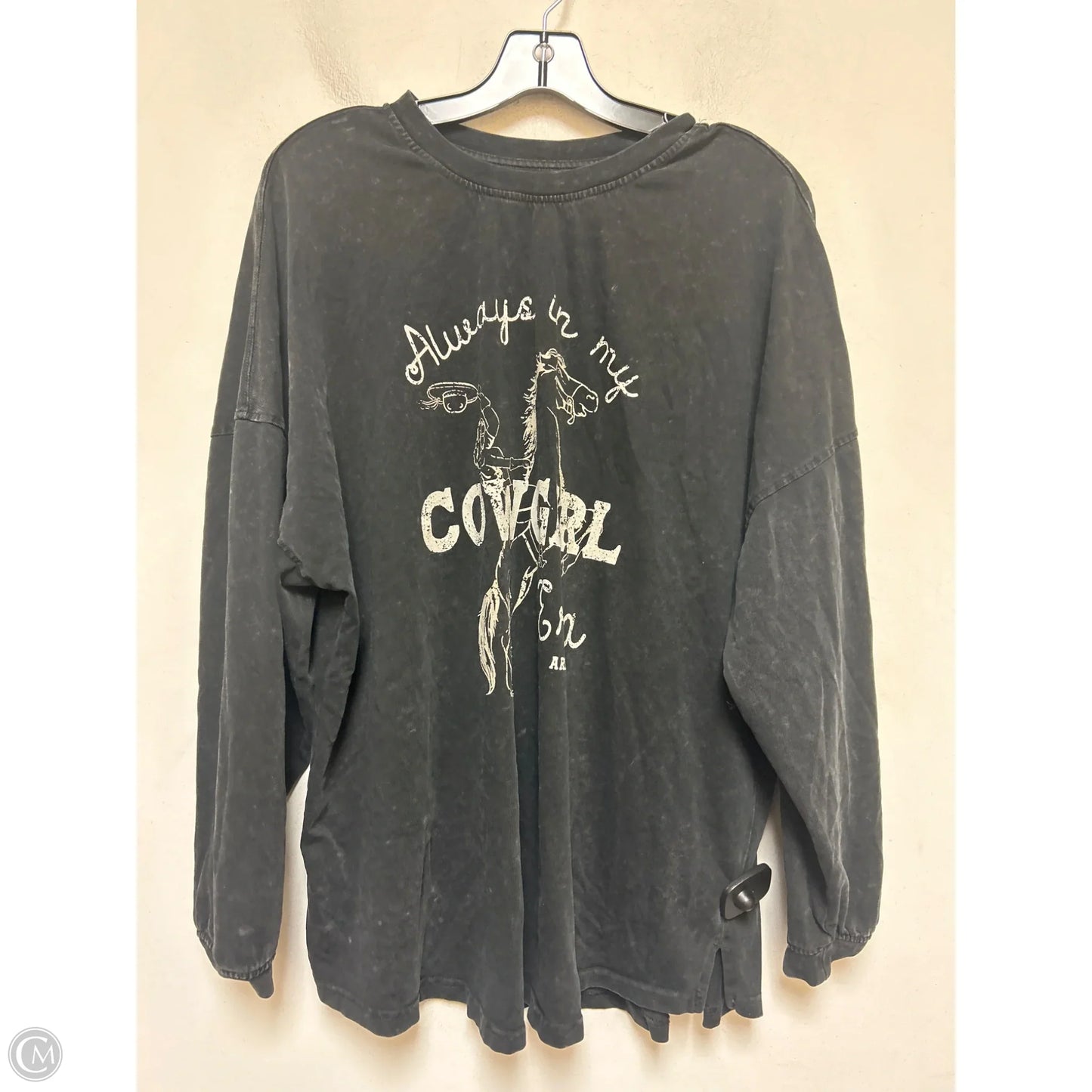 Top Long Sleeve Basic By Ariat In Black, Size: L