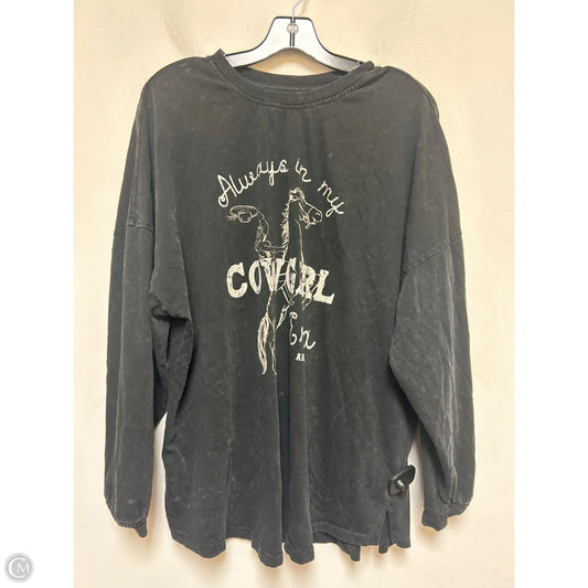 Top Long Sleeve Basic By Ariat In Black, Size: L