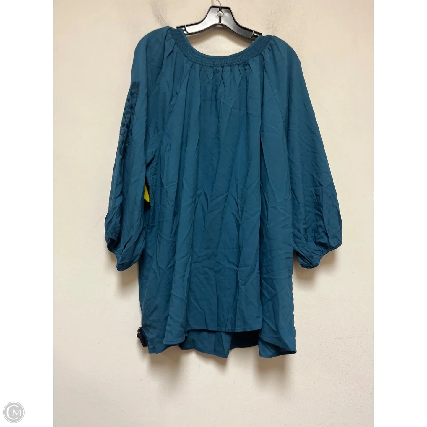 Top Long Sleeve By Torrid In Teal, Size: 2x