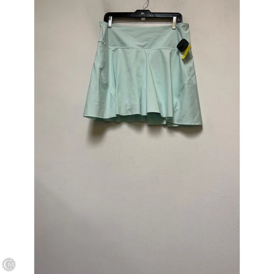 Athletic Skort By Athleta In Teal, Size: L